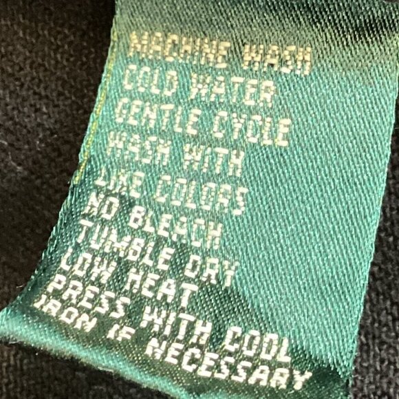 Ralph Lauren Jeans Co. Women's Sz 8 Black Straight  Leg Mid-Rise Jeans #279R - Picture 8 of 8